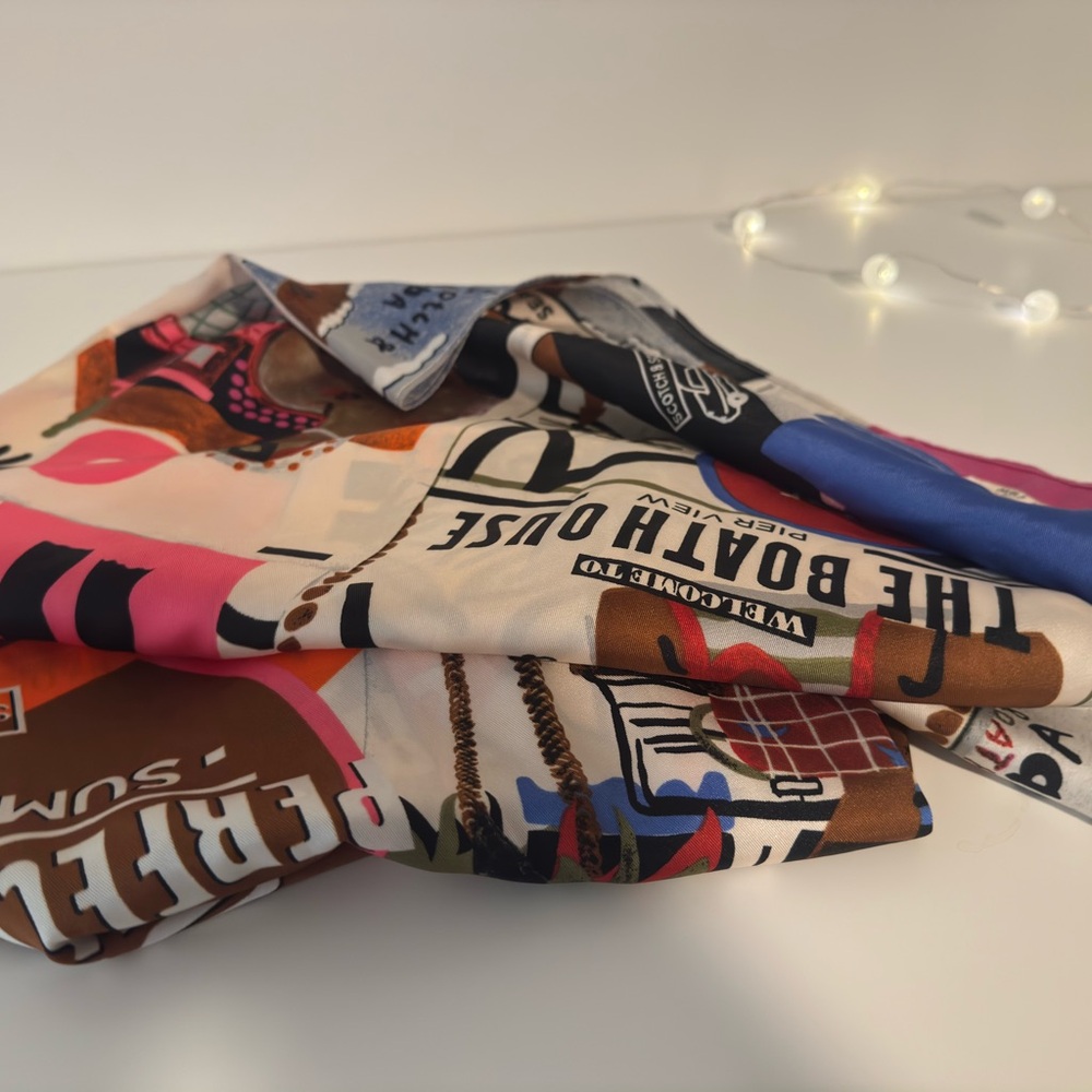 Scotch & Soda Colorful Graphic Scarf